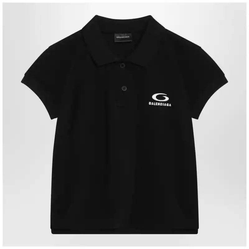 Balenciaga Black Laurel Classic polo