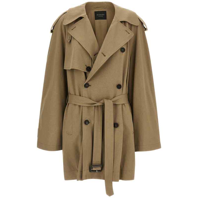 Balenciaga Cotton Trench Coat