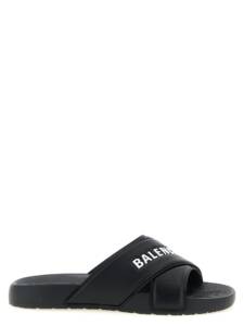 Balenciaga Sporty Pool Slides