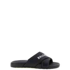 Balenciaga Sporty Pool Slides