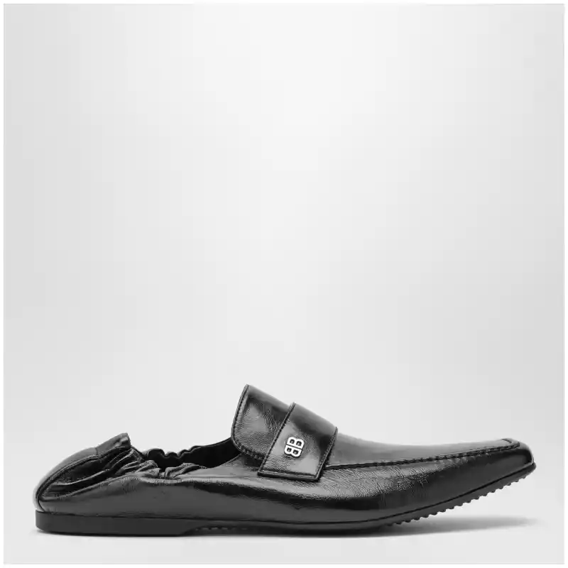 Balenciaga Palermo BB loafer in goat leather in black