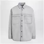 Balenciaga Light blue cotton denim shirt