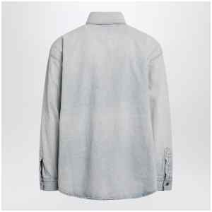 Balenciaga Light blue cotton denim shirt