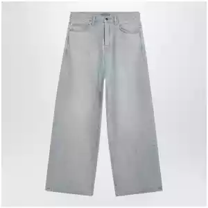 Balenciaga Light blue wide-leg denim jeans