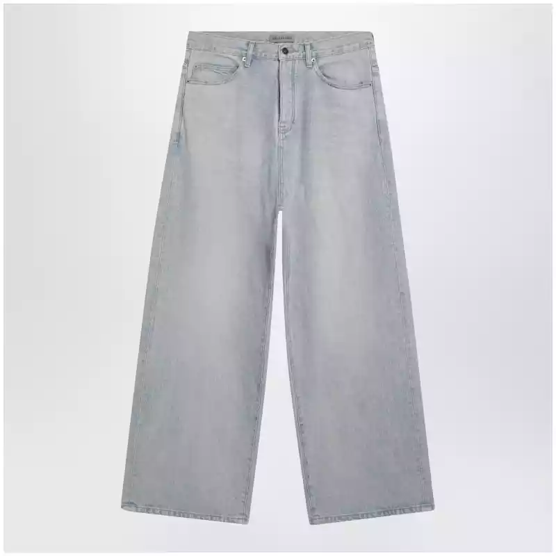 Balenciaga Light blue wide-leg denim jeans
