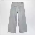 Balenciaga Light blue wide-leg denim jeans