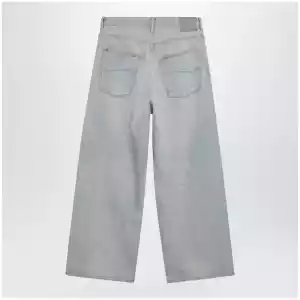 Balenciaga Light blue wide-leg denim jeans