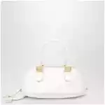 Balenciaga Cream leather Bolero Mini bowling bag