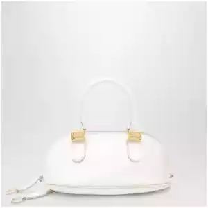 Balenciaga Cream leather Bolero Mini bowling bag