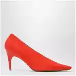 Balenciaga Duchesse 90 mm suede goatskin pumps in tangerine
