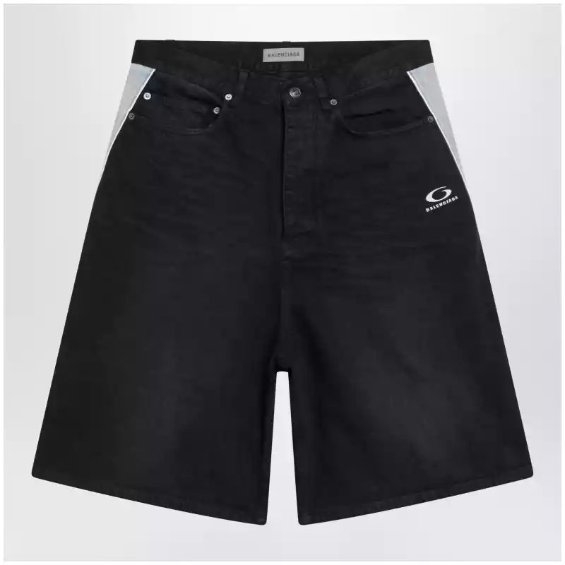 Balenciaga Loop Sport Icon denim shorts