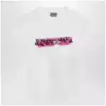 Balenciaga Messy Spray T-shirt with cut-out back in white cotton