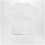 Balenciaga Messy Spray T-shirt with cut-out back in white cotton
