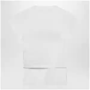 Balenciaga Messy Spray T-shirt with cut-out back in white cotton