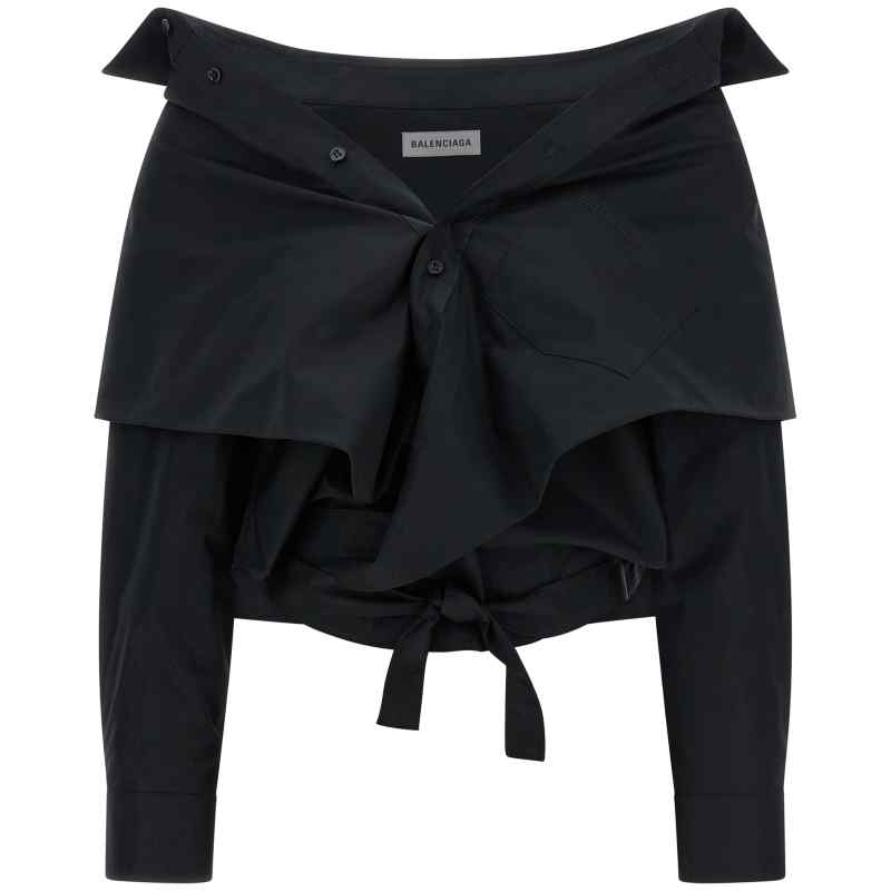 872123TUM201000_01_M_2026-03-20T09-50-09.961Z Balenciaga Crop Shirt Off The Shoulder