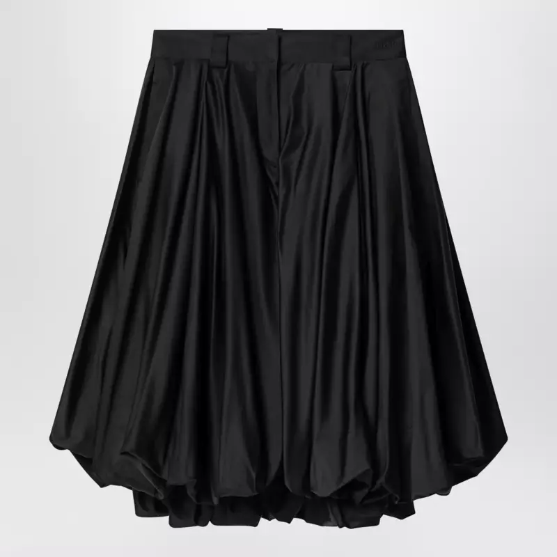Balenciaga Black balloon skirt in silk blend