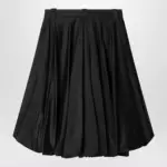 Balenciaga Black balloon skirt in silk blend