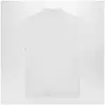 Moncler White cotton piqué polo shirt with logo patch