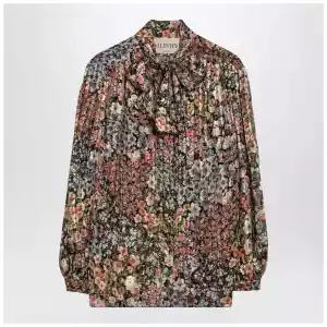Valentino Silk blouse with floral print