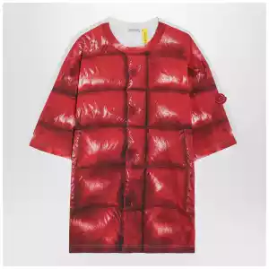 Moncler X A$AP Rocky Red cotton T-shirt with digital print