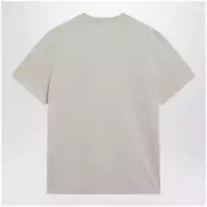 Moncler Light beige crewneck T-shirt with logo