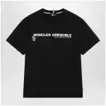 Moncler Grenoble Black T-shirt with logo print