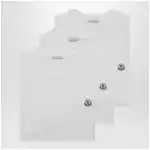 Moncler Set of three cotton T-shirts with logo patch