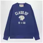 Valentino Blue sweatshirt with Panther print