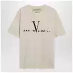 Butter-colored “Made In Valentino” T-shirt