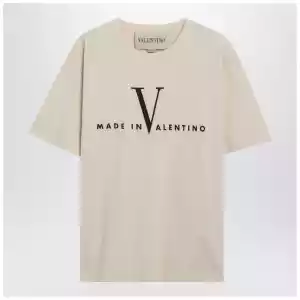 Butter-colored “Made In Valentino” T-shirt