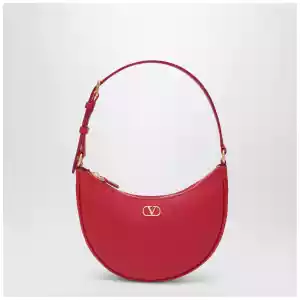 Valentino Garavani Red leather Vlogo Signature mini hobo bag
