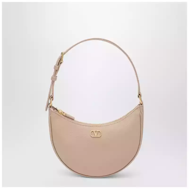 Valentino Garavani Pink leather Vlogo Signature mini hobo bag