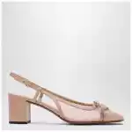 Valentino Garavani Valet Du Roi pink slingback pumps