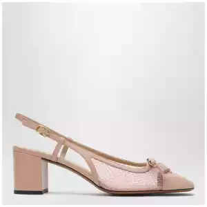 Valentino Garavani Valet Du Roi pink slingback pumps