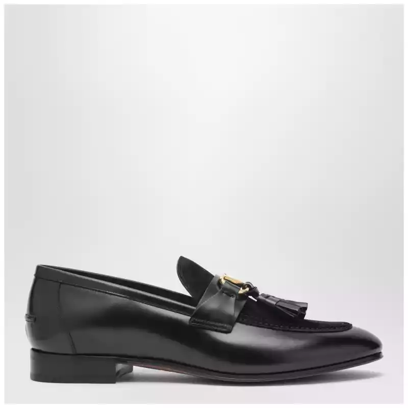 Valentino Garavani Vaniteux loafer in calfskin and split leather