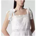 ZIMMERMANN Ivory Aster dress with lace trim