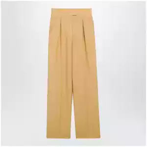 Valentino British Mohair trousers in ochre