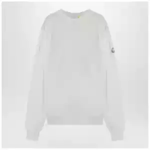 Moncler x Mercedes-Benz by Nigo White jumper with logo print