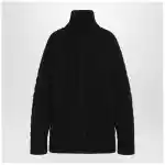 Moncler X Edward Enninful Black wool turtleneck sweater