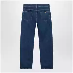 Valentino Blue jeans with Vlogo detail