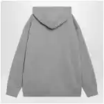 Valentino Mélange gray hoodie with Vlogo embroidery