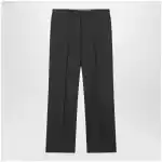 Valentino Gray wool-blend pants