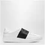 Valentino Garavani Open Royco nappa calfskin sneakers in white/black