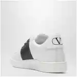 Valentino Garavani Open Royco nappa calfskin sneakers in white/black