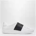 Valentino Garavani Open Royco nappa leather sneakers in white/navy