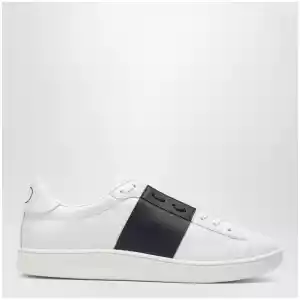 Valentino Garavani Open Royco nappa leather sneakers in white/navy