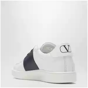 Valentino Garavani Open Royco nappa leather sneakers in white/navy
