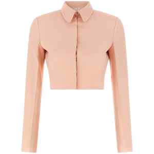 Alberta Ferretti Tropical Wool Blazer