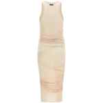 Elisabetta Franchi Logo Embroidery Dress