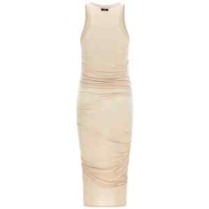 Elisabetta Franchi Logo Embroidery Dress